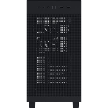 Asus Prime Ap303 - Obudowa Midi Tower z panelem ze szkła hartowanego (czarna | 2x USB-A | 1x USB-C | Szkło hartowane)