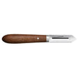 Fiskars klasyczna obieraczka lewa 5 cm ostrze (kolor drewna, obieraczka | drewno sucupira z certyfikatem FSC | stal nierdzewna)