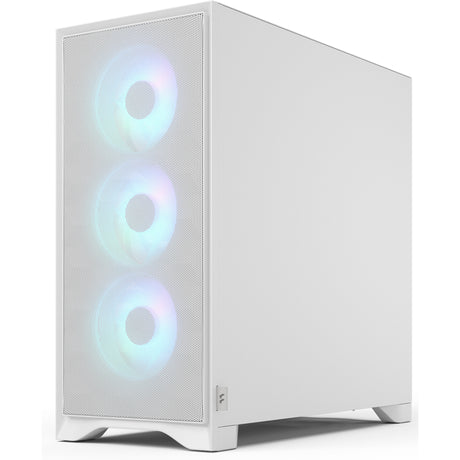 Obudowa midi tower Fractal design pop 2 air rgb (biała | 1x usb-a | 1x usb-c | rgb | szkło hartowane)