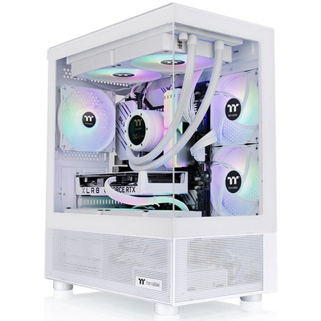 Obudowa mini tower Thermaltake View 170 tg argb (biała | 2x usb-a | rgb | szkło hartowane)