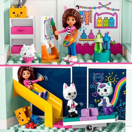 Lego Domek dla lalek Gabby Domek dla lalek Gabby Zabawki z 4 minifigurkami i akcesoriami dla dzieci 4+ - 10788