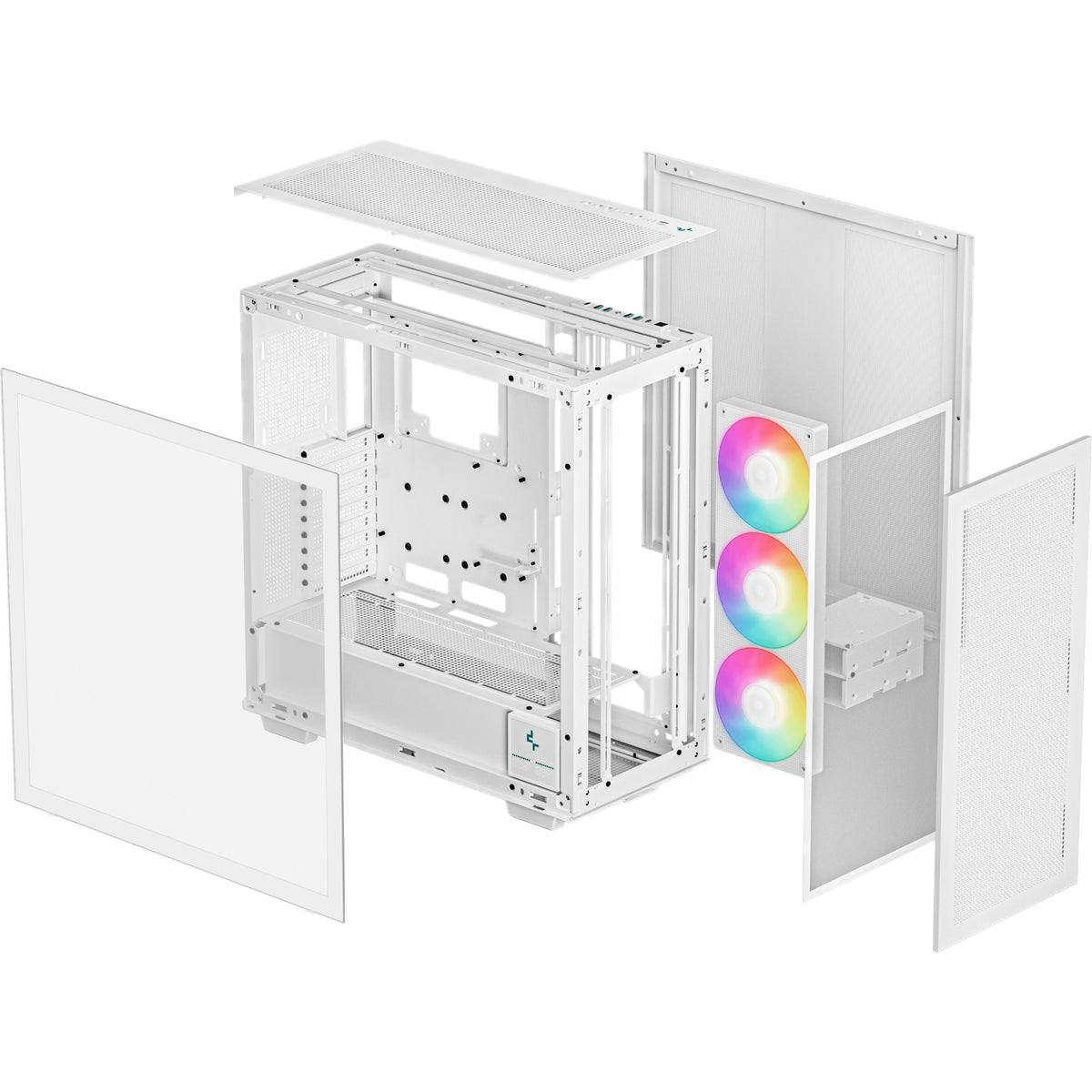 Obudowa midi tower Deepcool Morpheus (biała | 4x USB-A | 1x USB-C | RGB | szkło hartowane)