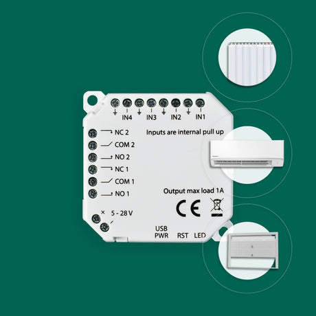 Przełącznik modułu Frient io (biały, zigbee 3.0)