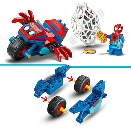 LEGO Marvel - Spiderman na motocyklu kontra nosorożec (11206)