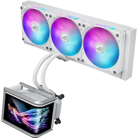 Asus rog ryuo iv slc 360 argb white edition waterkoeling (wit)