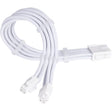 Przedłużacz Silverstone sst-pp07e-eps8w-v2, eps 12v 8pin (4+4) (biały, 30 centymetrów)