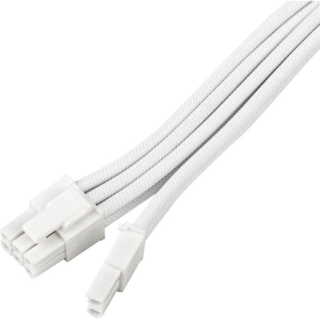 Kabel przedłużający Silverstone sst-pp07e-pci8w-v2, pcie 8pin (6+2) (biały, 30 centymetrów)