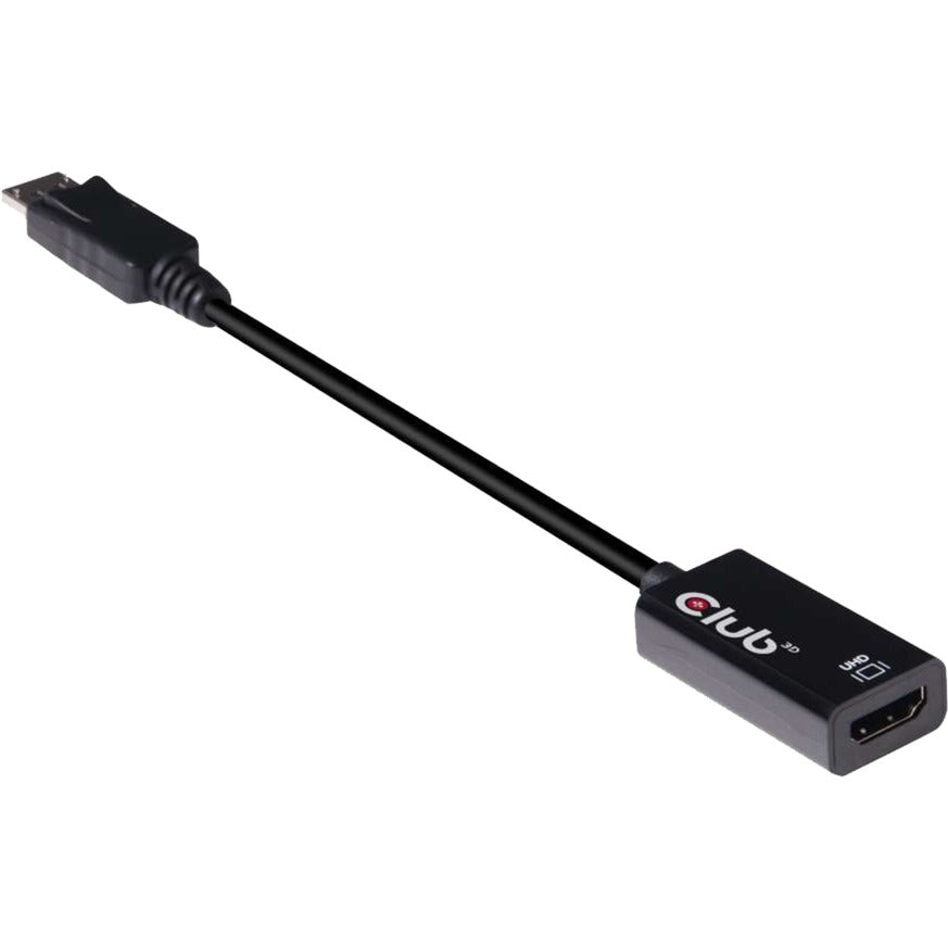 Aktywny adapter Club 3D DisplayPort 1.4 > HDMI 2.0B HDR (czarny)