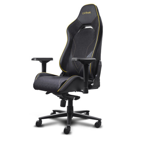 Wygodny fotel do gier Trust GXT 721 Ruya Pro Premium (czarno-żółty)