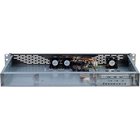 Obudowa rack Inter-tech 1u k-125l (czarna | 2x USB-A)