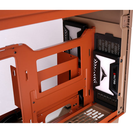 Obudowa mini tower Thermaltake tr100 żwirowo-piaskowa (jasnobrązowy | 2x USB-A | 1x USB-C)