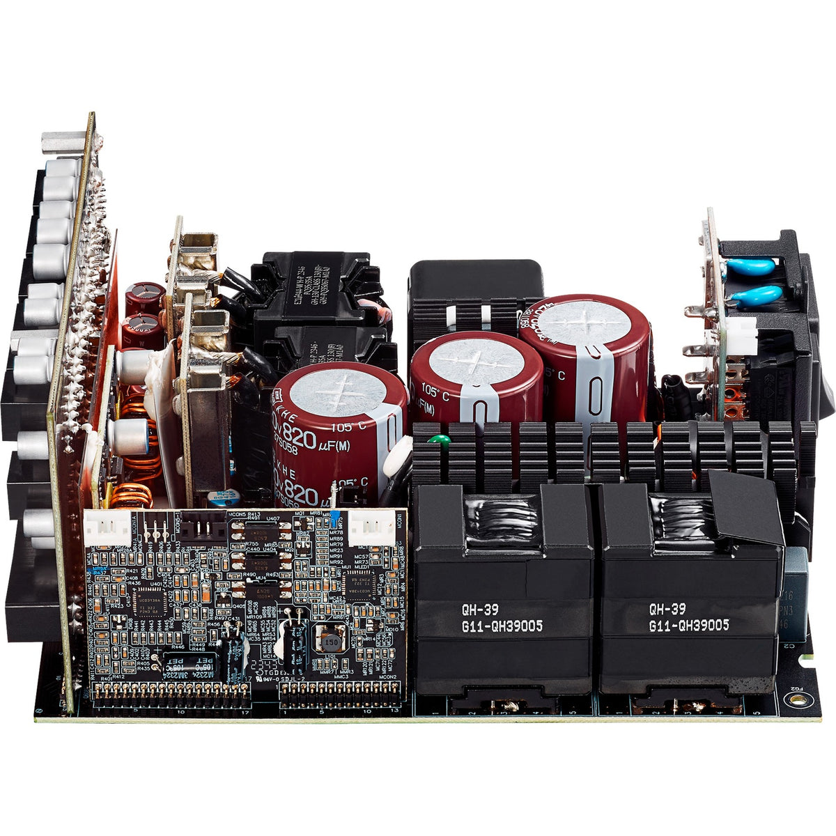 Nzxt c1500 platynowy modułowy zasilacz 1500 W (czarny, 2x 12v-2x6, 6x pcie)