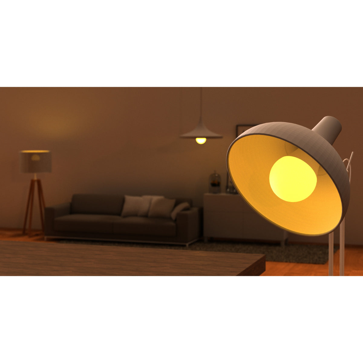 Inteligentna lampa LED Imou cl2b (biała, 9 watów, ściemnialna, 2700 k do 6500 k)
