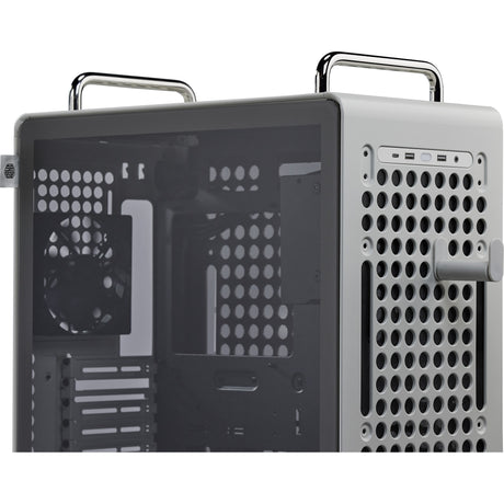 Obudowa Cooler Master Qube 540 Moonstone Midi Tower (szara | 2x USB-A | 1x USB-C | szkło hartowane)
