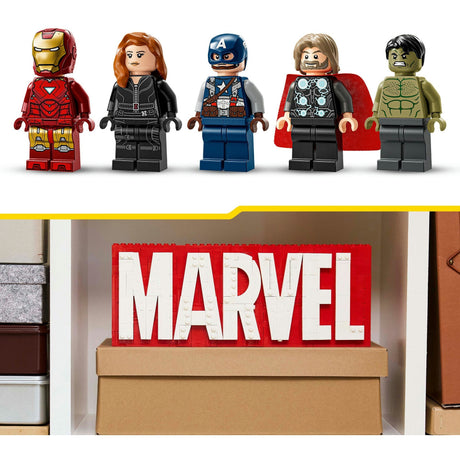 LEGO Super Heroes 76313 Marvel Logo i minifigurki