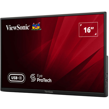Lekki przenośny monitor Viewsonic VA1650 16 (czarny, 1x HDMI, USB-C)