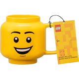 Kubek ceramiczny Lego Room Copenhagen - Happy Boy, duży (żółty)