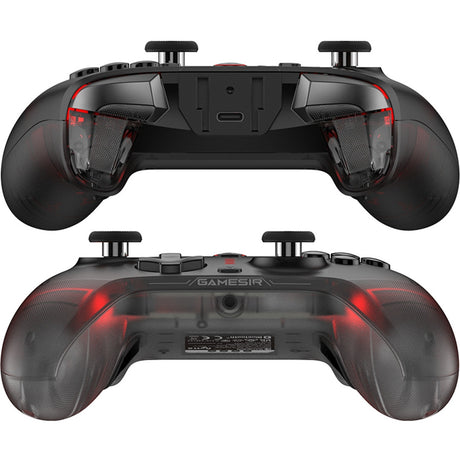 Wieloplatformowy kontroler Gamesir Cyclone 2 – Shadow Black (czarny czerwony, USB 2,4 GHz Bluetooth, Switch, Android, iOS, PC)