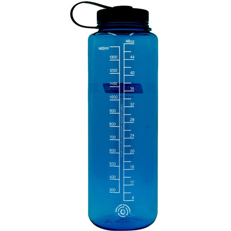 Butelka do picia Nalgene z szerokim otworem, silos 1,5 litra (przezroczysty niebieski)