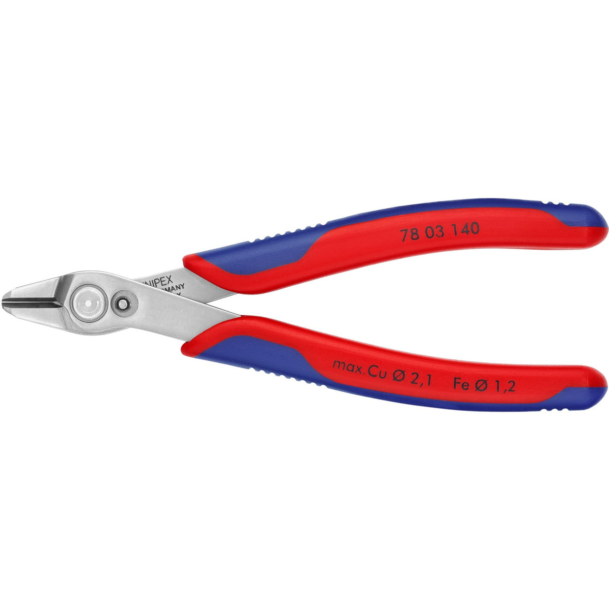 Knipex super-knips 78 03 140 szczypce drukarskie dla elektroników i mechaników precyzyjnych 144 mm