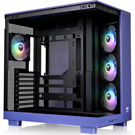 Obudowa Thermaltake View 380 XL TG ARGB Future Dusk Midi Tower (fioletowy | 2x USB-A | 1x USB-C | RGB | Okno)