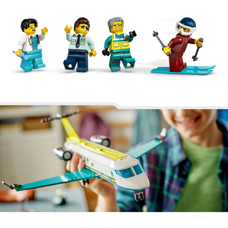 Lego ® miejski samolot ambulansu, zabawkowy samolot - 60465