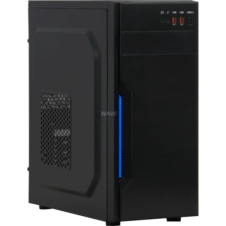 Obudowa midi tower Inter-tech b-42 (czarna | 2x USB-A)