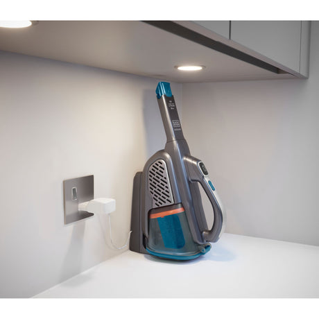 Black+decker bhhv520bf-qw 18v 2.0ah smart tech kruimeldief met laadstation handstofzuiger (donkergrijs blauw, incl. laadstation)
