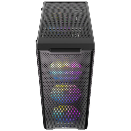 Obudowa midi tower Antec vx310 argb (czarna | 3x usb-a | szkło hartowane)