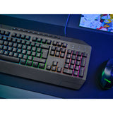 Klawiatura do gier Trust GXT 836 EVOCX RGB (czarna, układ US (QWERTY), membrana, 100%, RGB)