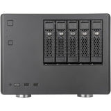 Obudowa mini tower Silverstone sst-cs351 (czarna | 2x USB-A | 1x USB-C)