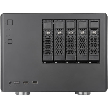 Obudowa mini tower Silverstone sst-cs351 (czarna | 2x USB-A | 1x USB-C)