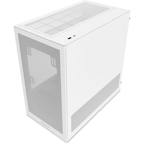 Obudowa midi tower Nzxt h3 flow (biała (matowa) | 1x USB-A | 1x USB-C | szkło hartowane)