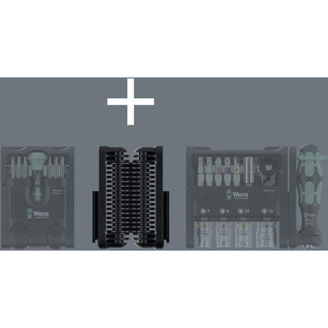 Zestaw modułowy Wera Tool Check imperial 1, 50-częściowy zestaw bitów (czarno-zielony)