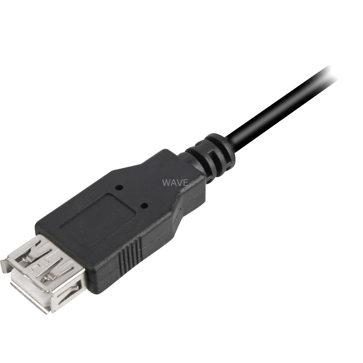 Przedłużacz Sharkoon USB 2.0 (czarny, 2 metry, podwójne ekranowanie)
