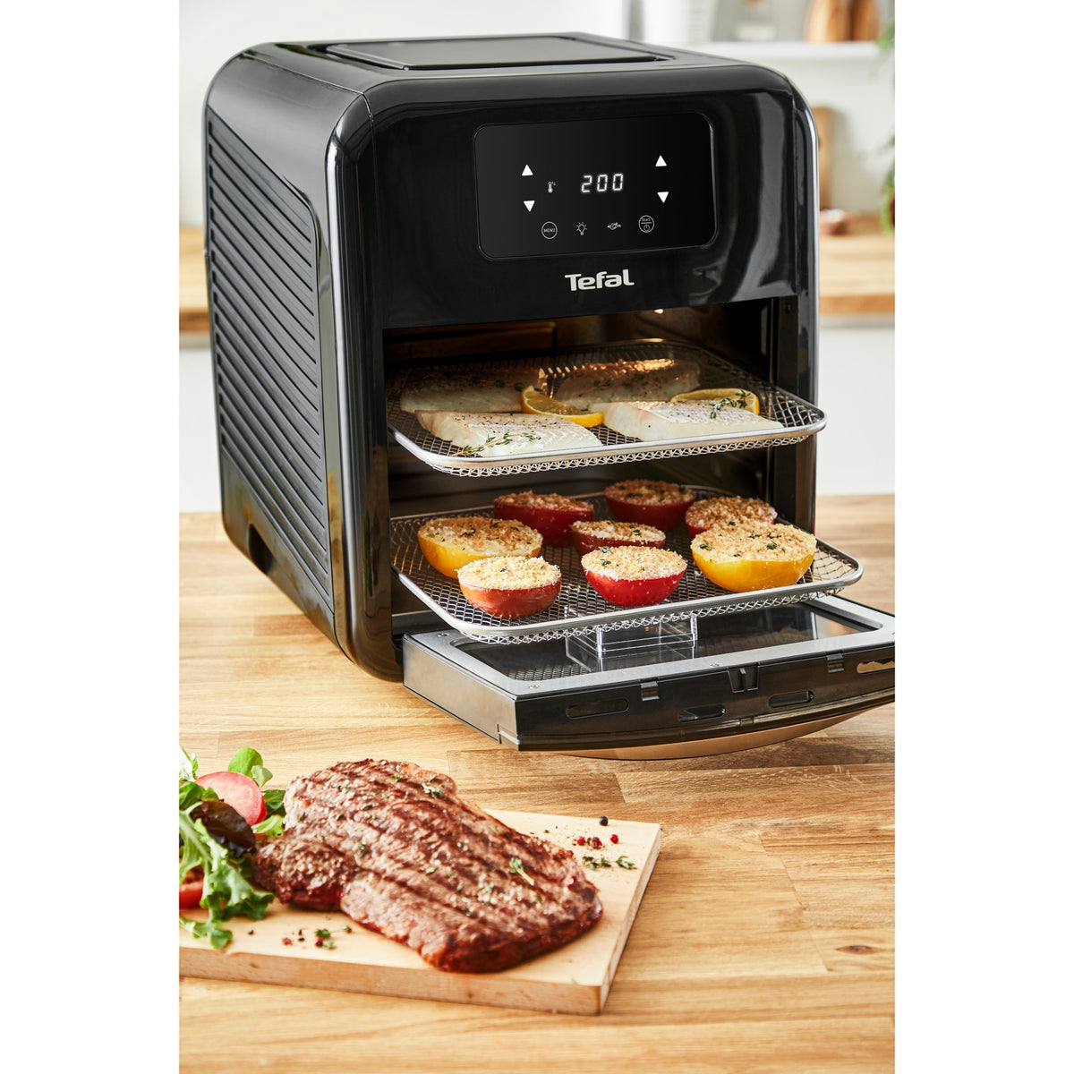 Mini piekarnik Tefal Easy Fry z grillem (czarny)