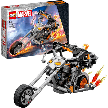 Lego Marvel — zabawka konstrukcyjna-mech-motocykl Ghost Rider (76245)