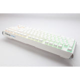 Klawiatura mechaniczna Ducky one 3, klasyczna, czysta biała tkl rgb (biała, układ amerykański (qwerty), wiśnia mx czerwona, 80% (tkl), diody rgb, podwójny strzał pbt, możliwość wymiany podczas pracy, mechanika szarlatanu)
