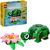 Lego® Creator Żółw 3 w 1 z lilią wodną - model zabawkowy - przekształcony w kameleona lub żabę - 31377