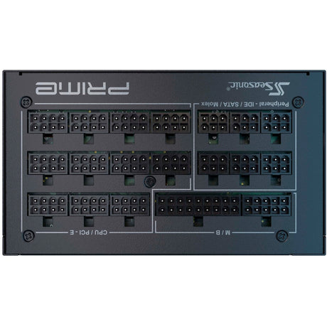Modułowy zasilacz Seasonic Prime PX-1600 o mocy 1600 W (czarny, 2x 12VHPWR, 8x PCIe)