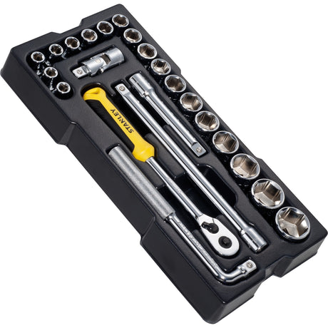 Zestaw nasadek do transmodułów Stanley 1 2 sześciokątne (stmt1-74173, 23 szt.)