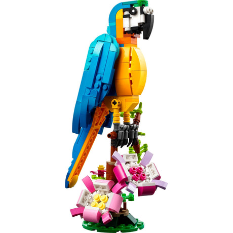 Lego Creator 3w1 egzotyczna papuga - żaba - ryba - zestaw zabawek dla dzieci - 31136