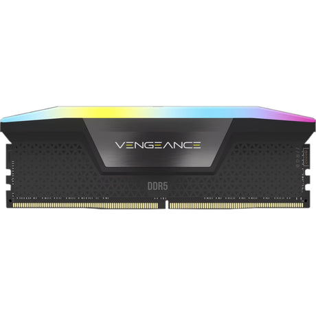 Corsair vengeance rgb 32 gb ddr5-6000 (2x 16 gb) werkgeheugen (zwart, cmh32gx5m2d6000z38, expo)
