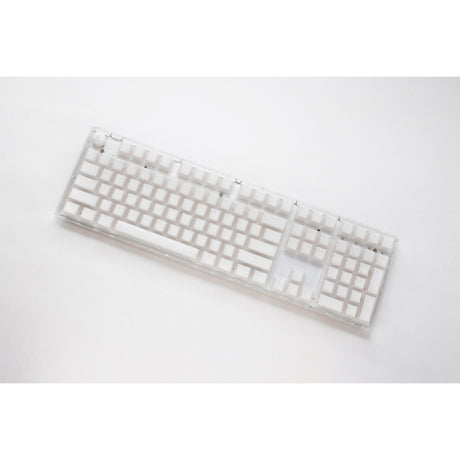 Klawiatura mechaniczna Ducky one 3 aura white rgb (biała, układ us (qwerty), cherry mx red, 100%, abs double shot, hot swap)