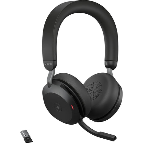 Zestaw słuchawkowy nauszny Jabra Evolv2 75 (czarny, link380a, Microsoft Teams)