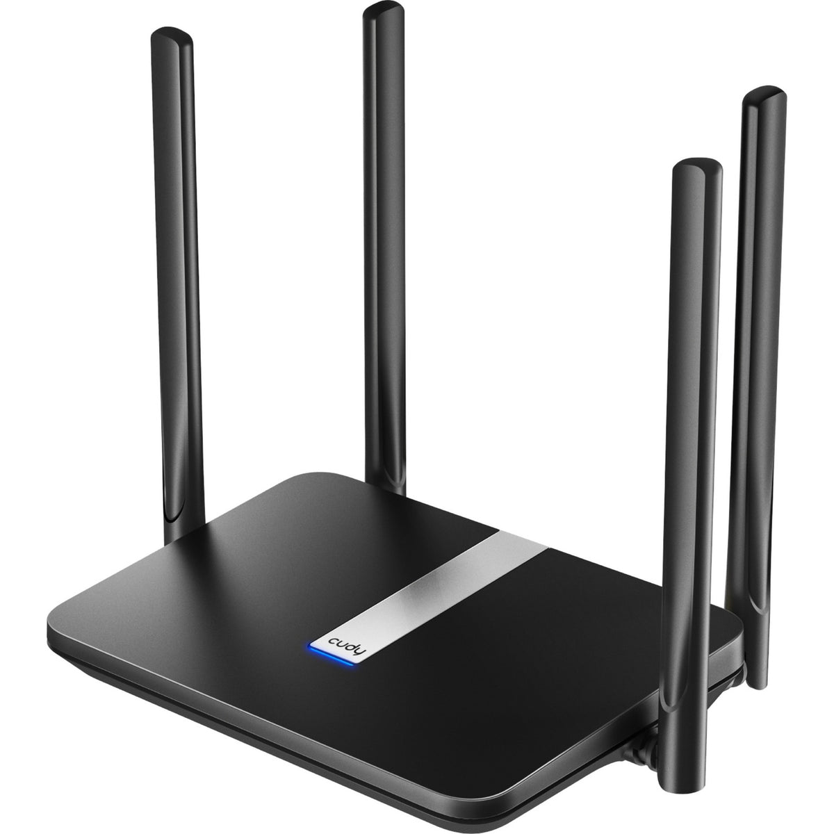 Router Cudy AC1200 Wi-Fi Mesh 4G LTE Cat4 (czarny, siatka, aplikacja, gniazdo nano SIM)