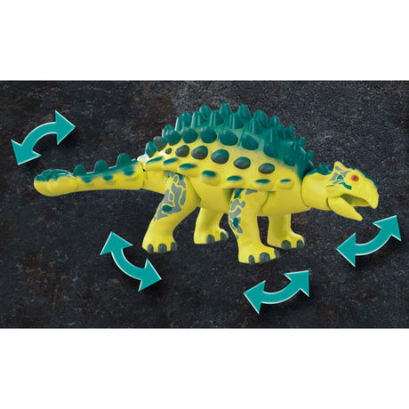 Playmobil Dino Rise - Saichania: Zabawka konstrukcyjna Obrona myśliwców (70626)