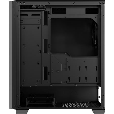 Czarna obudowa midi tower Sharkoon vs9 (czarna | 3x USB-A)