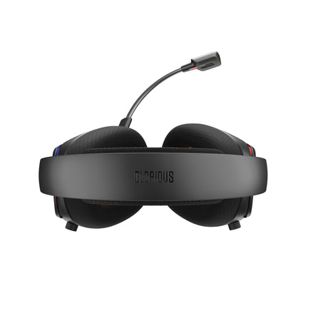 Glorious GHS Eternal RGB - stereofoniczny zestaw słuchawkowy do gier RGB nauszny zestaw słuchawkowy do gier (czarny, PC, PS5, PS4, Switch, USB-C)