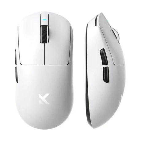 Ultra bezprzewodowa mysz do gier Mwybrała a7 (biała, do 26 000 dpi, 2,4 GHz USB-C Bluetooth)